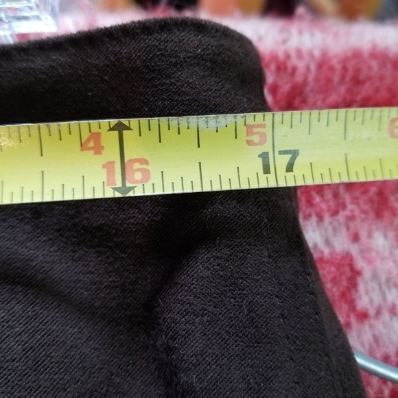 Talbots Womens Faux Suede Vtg Maxi Skirt Size 16 Brown Modest Western Cowgirl - Picture 9 of 13